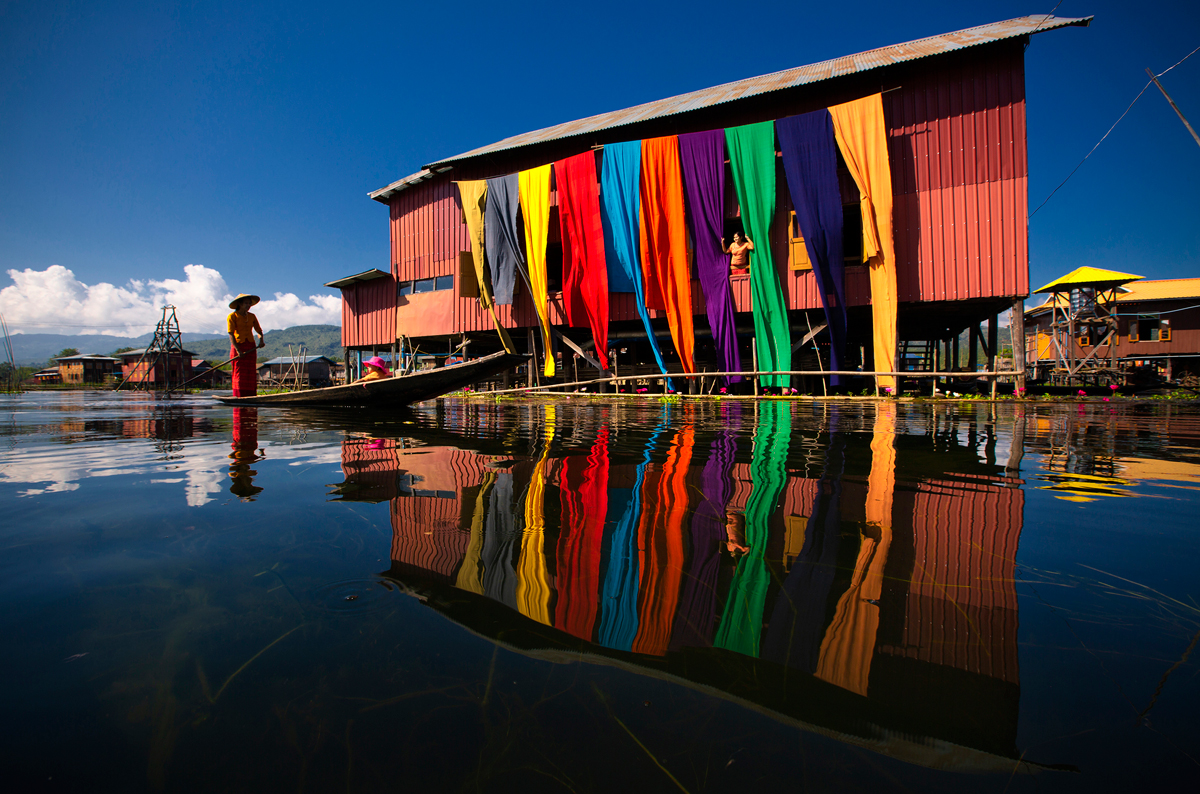 ắc màu hồ Inle- Myanmar (Huy chương Đồng). Nguyễn Hữu Thông